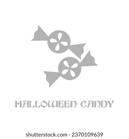 candy icon on a white background, vector illustration