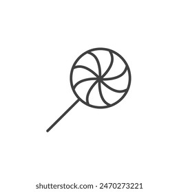 Paquete de iconos de caramelo. Signo del Vector Lollipop. Símbolo de chupete.