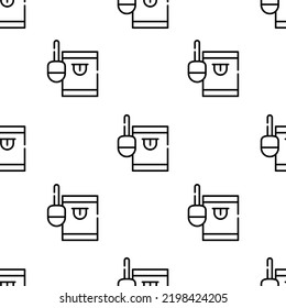 candy icon pattern. Seamless candy pattern on white background.