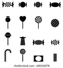 candy icon set