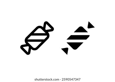 Candy icon set Vector design