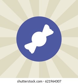 candy icon. sign design. background