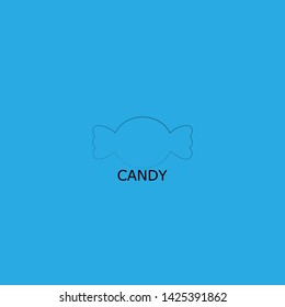 candy icon sign signifier vector
