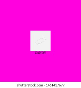 candy icon sign signifier vector