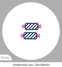 Candy icon sign vector,Symbol, logo illustration for web and mobile