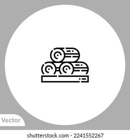 Candy icon sign vector,Symbol, logo illustration for web and mobile
