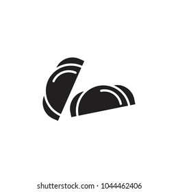Candy icon. Silhouette illustration of Candy vector icon for web and advertising
