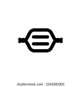 Candy icon. Simple style sweet company big sale poster background symbol. brand logo design element. Candy t-shirt printing. Vector for sticker.