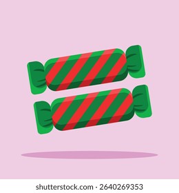 Candy icon. Subtable to place on christmas day, celebration, etc.