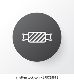 Candy Icon Symbol. Premium Quality Isolated Sweet Element In Trendy Style.