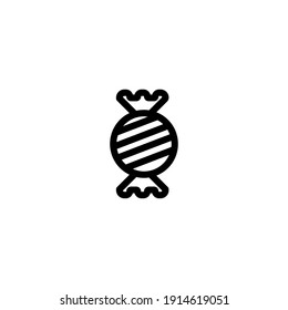 candy icon symbol vector on white background