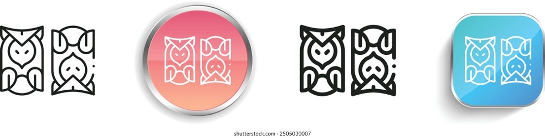 candy icon. Thin Linear, Regular and Button Style Design Isolated On White Background