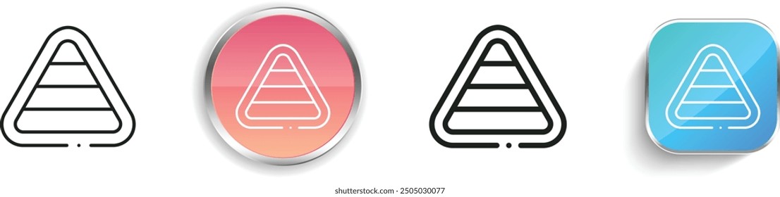candy icon. Thin Linear, Regular and Button Style Design Isolated On White Background