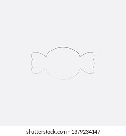 candy icon vector