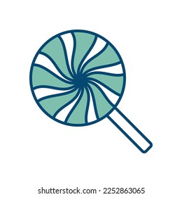 plantilla de diseño de vector de icono de caramelo en fondo blanco