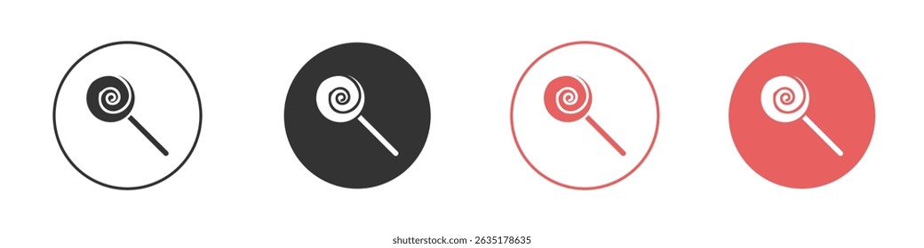 Candy icon vector design template simple and clean style