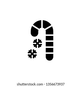 Candy Icon Vector Illustration in Glyph Style for Any Purpose