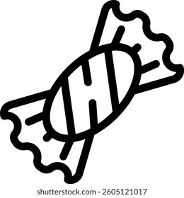 Candy icon vector illustration minimalism