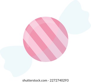 Candy icon vector illustration. Sweet. Strawberry candy. Sugars.