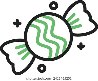 Candy icon vector image. Suitable for mobile application web application and print media.