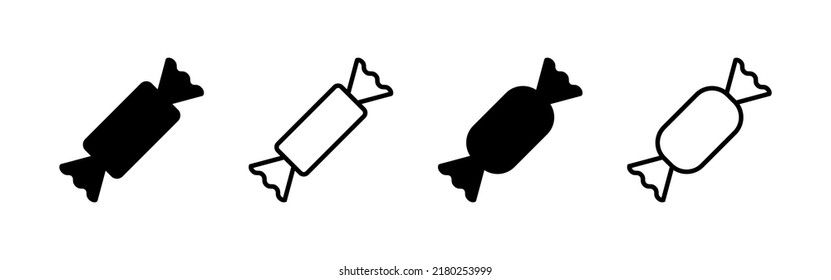 Candy icon vector. candy sign and symbol.