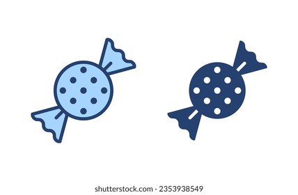 Candy icon vector. candy sign and symbol.