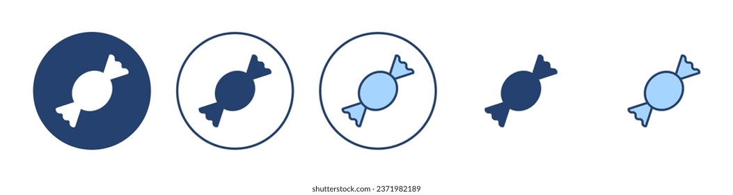 Candy icon vector. candy sign and symbol.