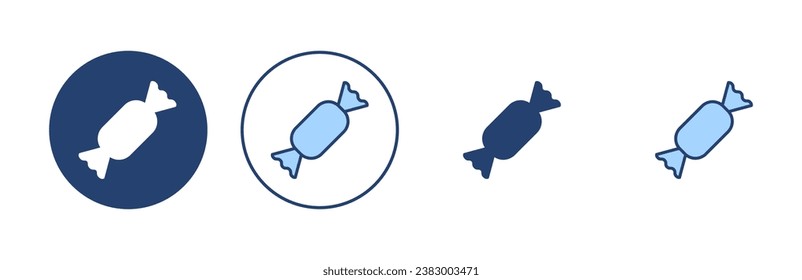 Candy icon vector. candy sign and symbol.