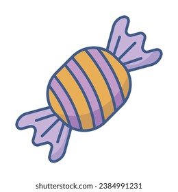 Candy icon vector sign and symbol on trendy design for design and print.