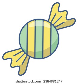 Candy icon vector sign and symbol on trendy design for design and print.