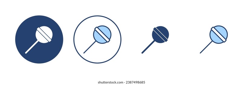 Vector de icono de caramelo. signo y símbolo de caramelo.