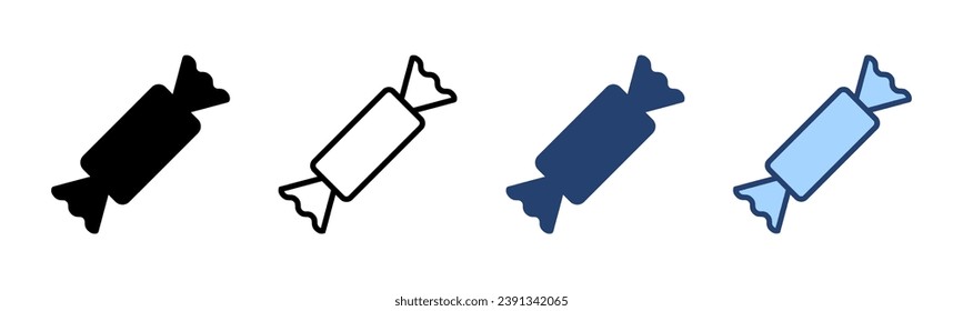 Candy icon vector. candy sign and symbol.