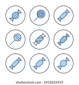 Candy icon vector. candy sign and symbol.