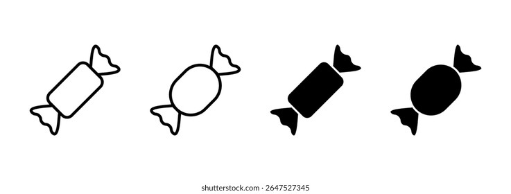 Candy icon vector. candy sign and symbol.