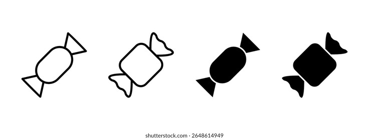 Candy icon vector. candy sign and symbol.