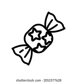 Candy icon vector. sweets illustration sign. birthday symbol. holiday logo.