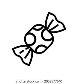 Candy icon vector. sweets illustration sign. birthday symbol. holiday logo.
