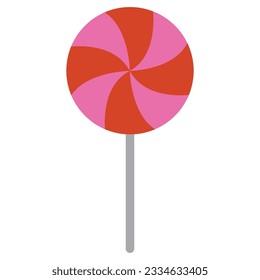 diseño del logotipo de la ilustración de la plantilla del vector de icono de caramelos