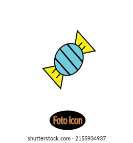 candy icon with white background