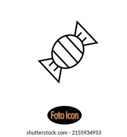candy icon with white background