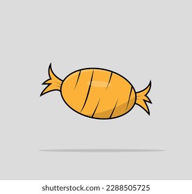 candy icon in yellow color