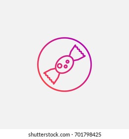 Candy icon.gradient illustration isolated vector sign symbol