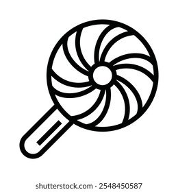 Candy icons, minimalist vector illustration and transparent graphic element. Isolated on white background.