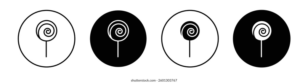 Candy icons vectors graphics collection