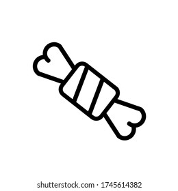 Candy icon,vector illustration. Flat design style. vector candy icon illustration isolated on White background, candy icon Eps10. candy icons graphic design vector symbols.