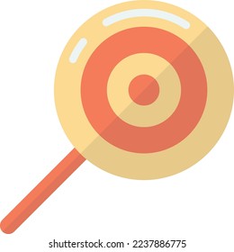 candy illustration in minimal style isolated on background