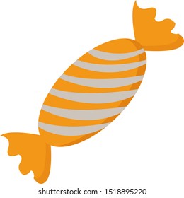 Candy, illustration, vector on white background.