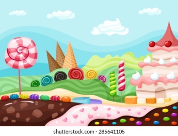 candy landscape