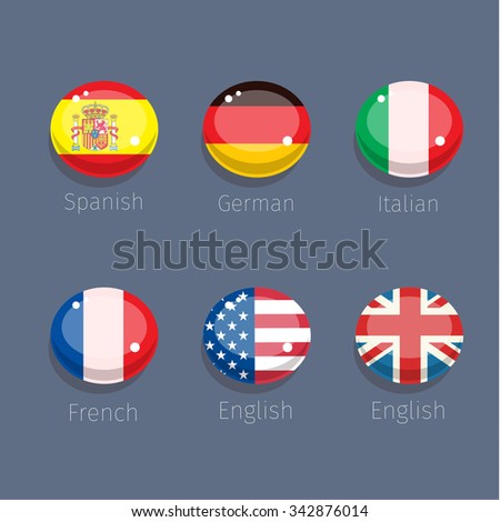 Download Candy Language Languages Icons Countries Flags Stock ...