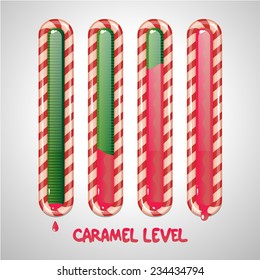 Candy level indicator